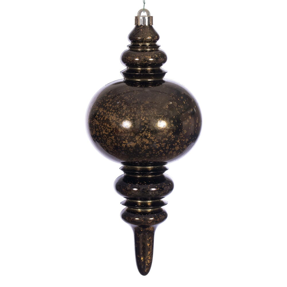 13” Chocolate Mercury Finial