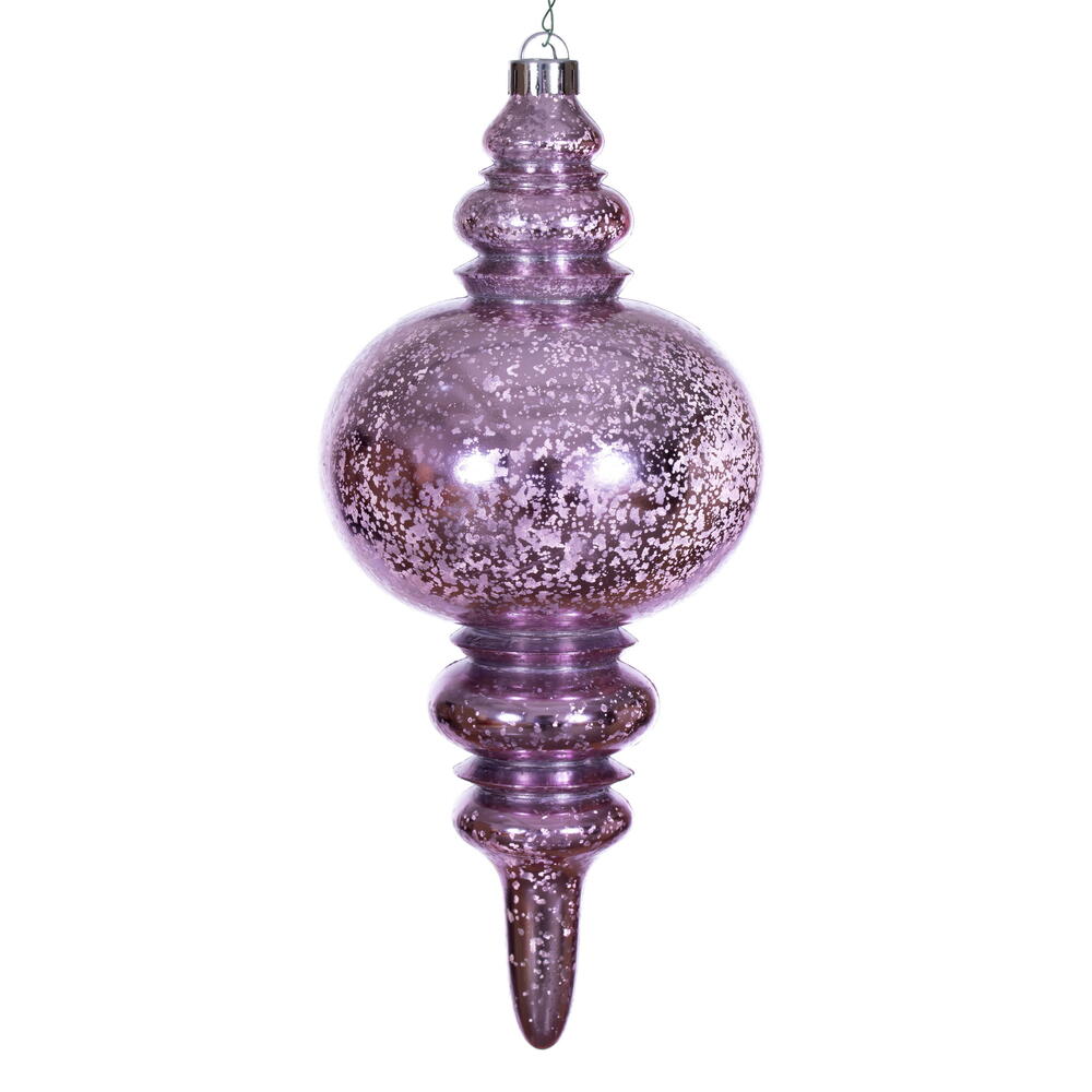 13” Pink Mercury Finial
