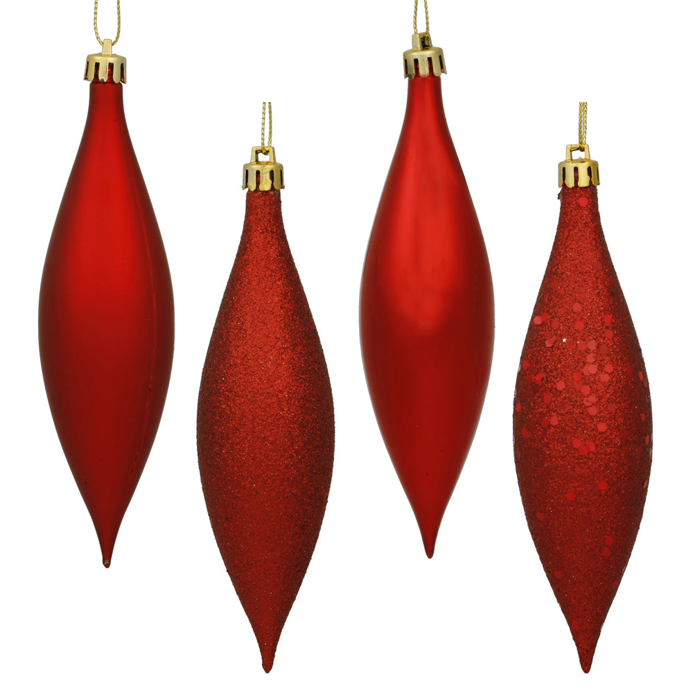 Vickerman 5.5″ Red Drop 4 Finish Asst 8/Bx - N500103