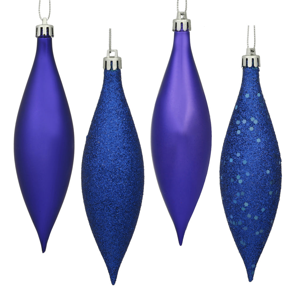 Vickerman 5.5″ Cobalt Blue Drop 4 Finish Asst 8/Bx - N500122