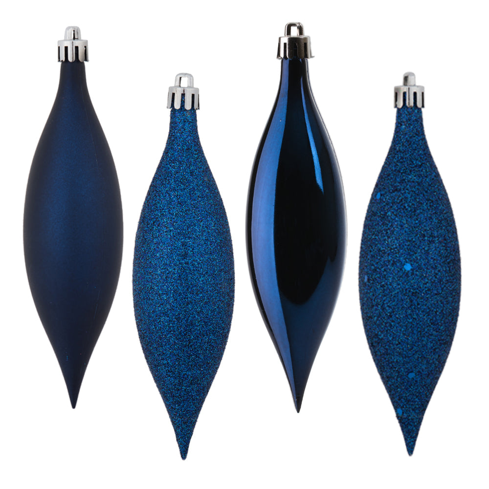 Vickerman 5.5” Midnt Blue Drop 4 Finish Asst 8/Bx - N500131