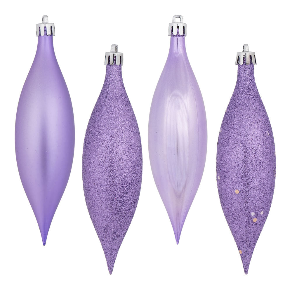 Vickerman 5.5” Lavender Drop 4 Finish Asst 8/Bx - N500186