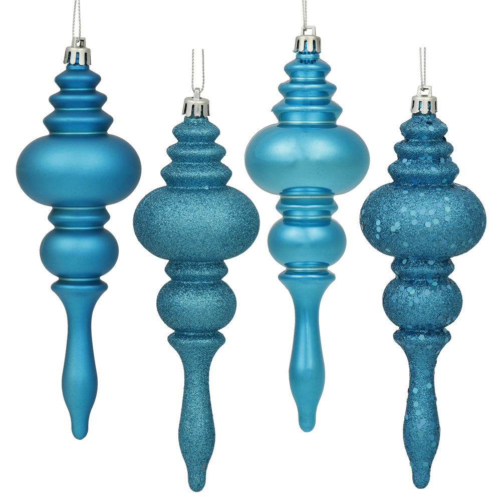 Vickerman 7″ Turquoise Finial 4 Finish Asst 8/Bx - N500212