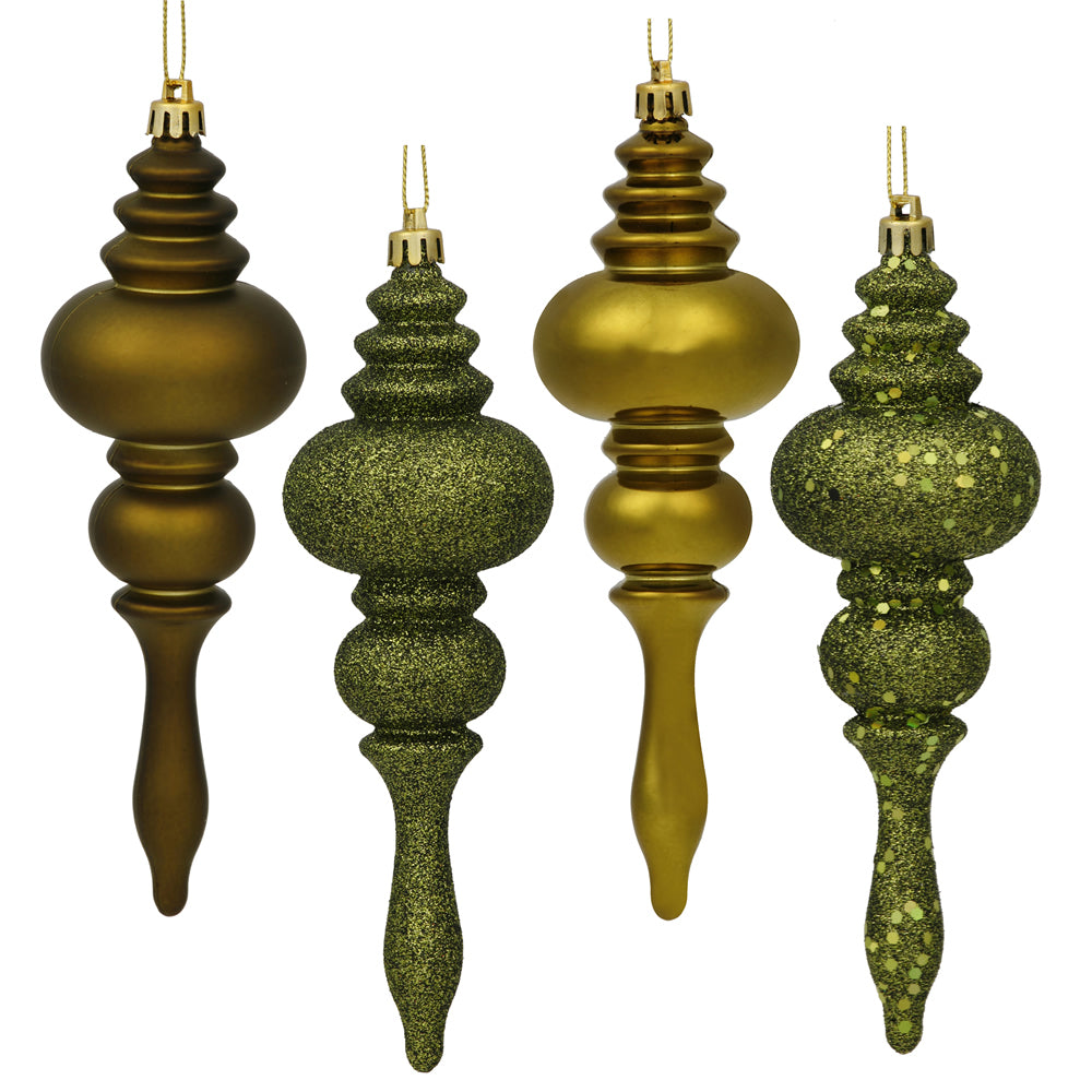 Vickerman 7″ Olive Finial 4 Finish Asst 8/Bx - N500214