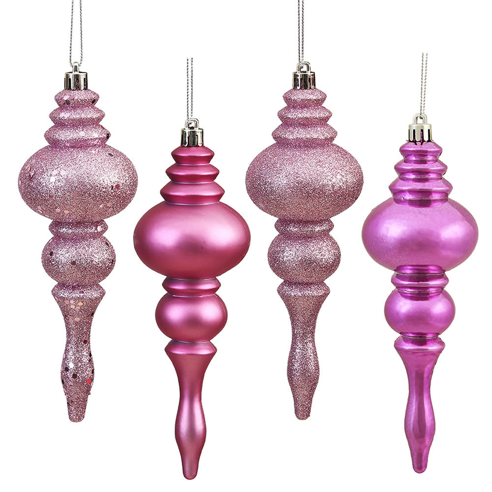 Vickerman 7″ Mauve Finial 4 Finish Asst 8/Bx - N500245