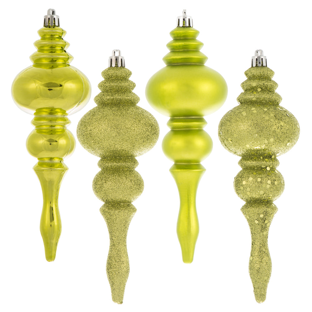 Vickerman 7” Lime Finial 4 Finish Asst 8/Bx - N500273