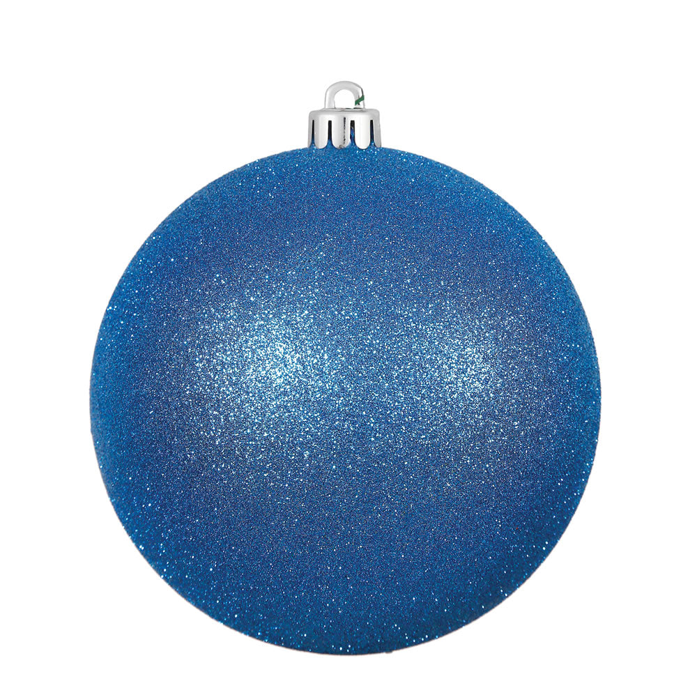 Vickerman 2.4” Blue Glitter Ball 24/Bag - N590602DG