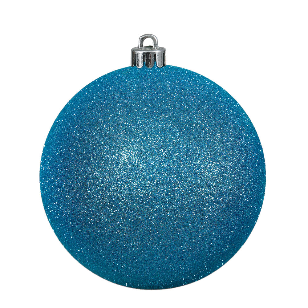 Vickerman 2.4” Turquoise Glitter Ball 24/Bag - N590612DG