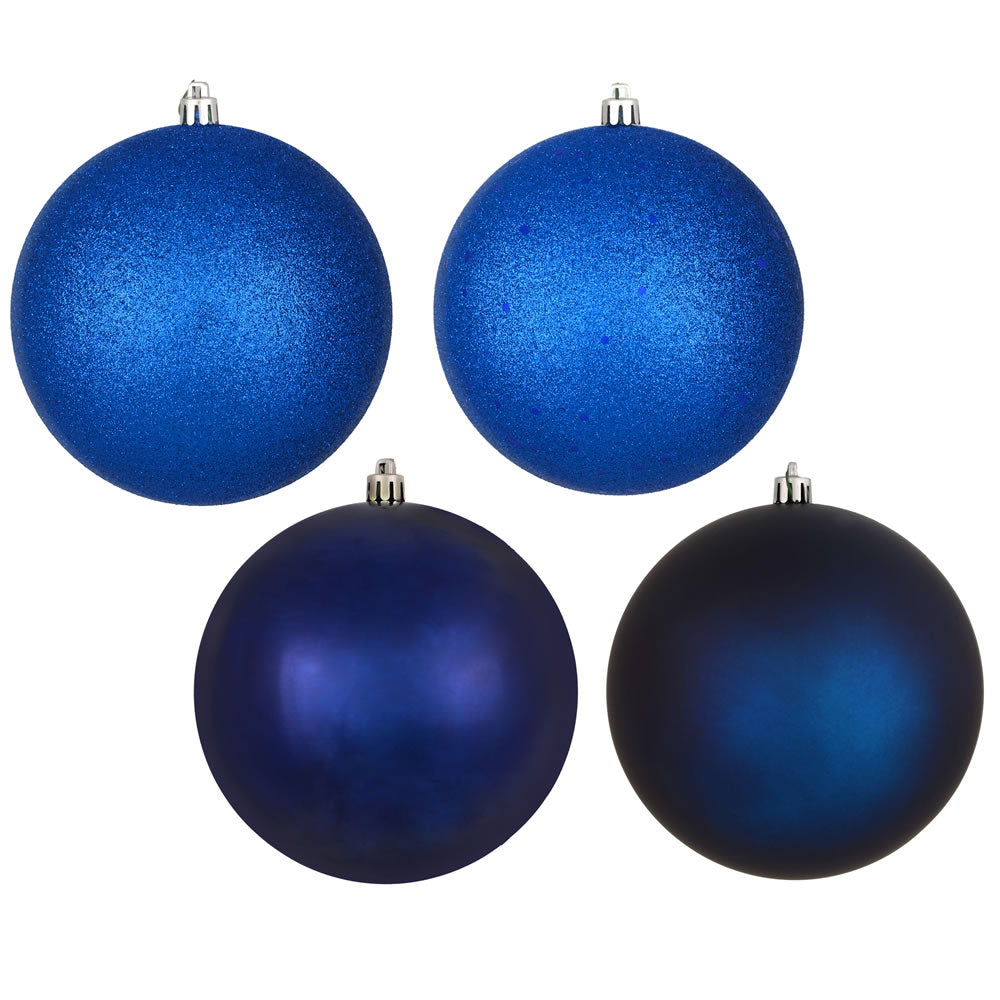 Vickerman 2.4” Midnt Blue 4 Finish Orn Asst 24/Box - N590631