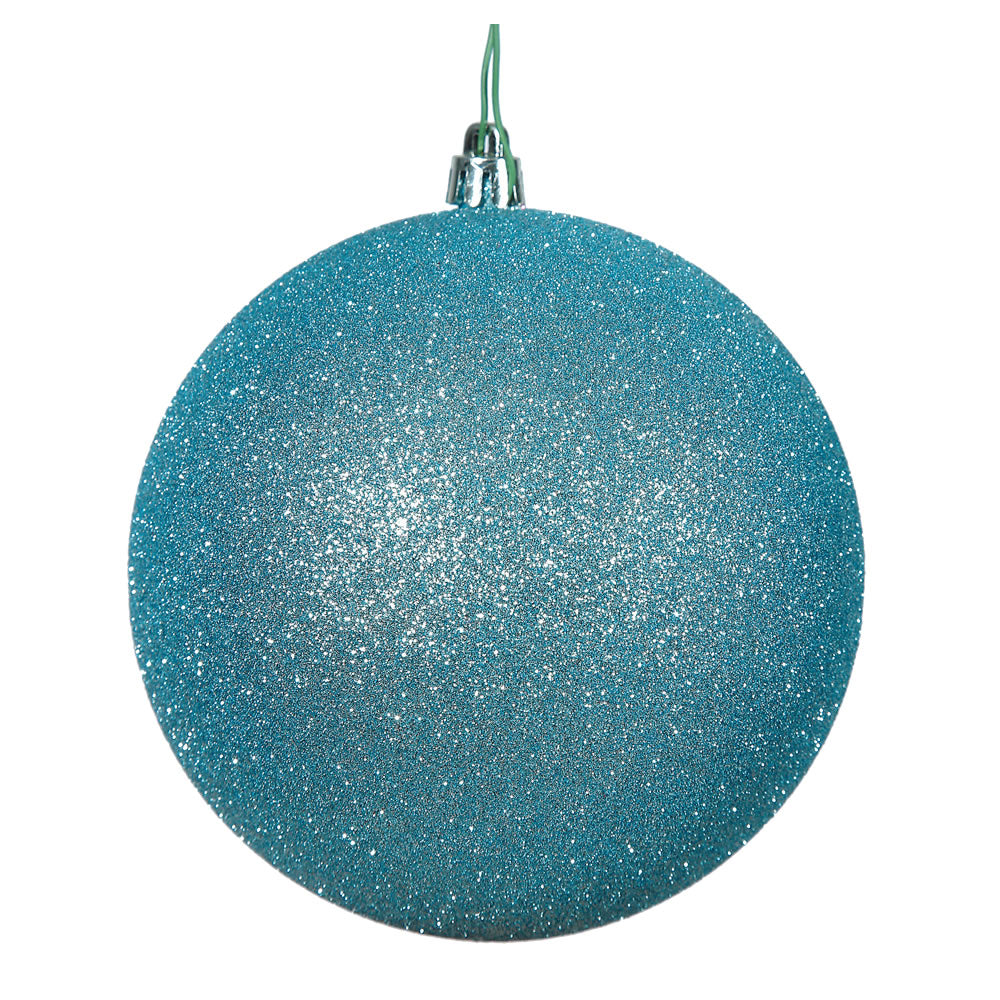Vickerman 2.4” Baby Blue Glitter Ball 24/Bag - N590632DG