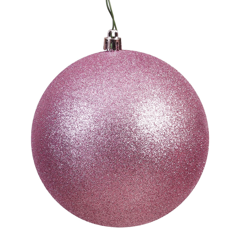 Vickerman 2.4” Mauve Glitter Ball 24/Bag - N590645DG