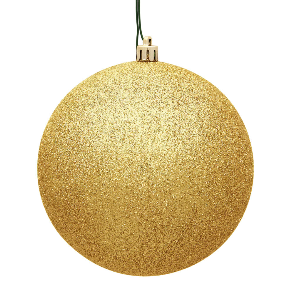 Vickerman 2.75” Honey Gold Glitter Ball 12/Bag - N590737DG