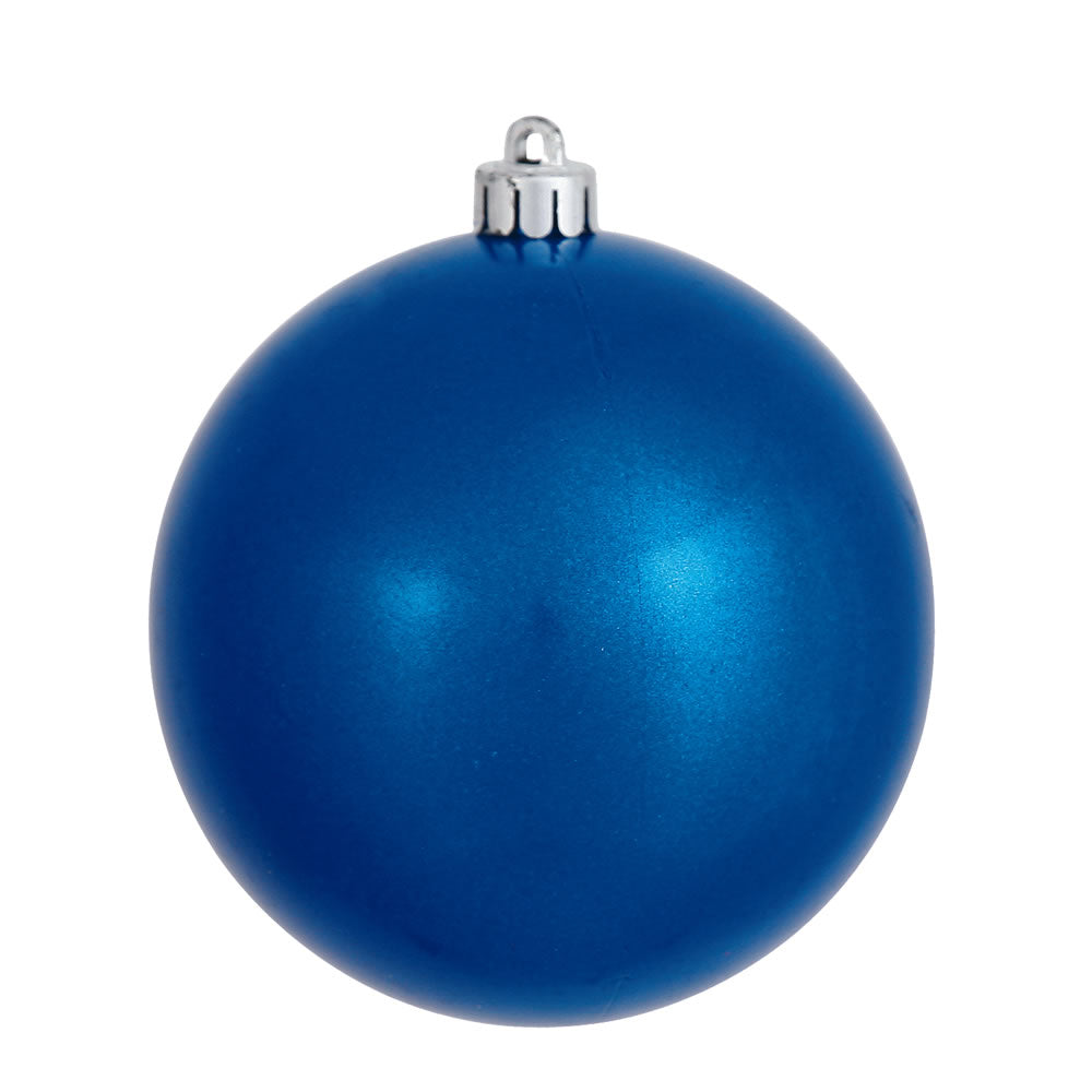 Vickerman 3″ Blue Candy Ball UV Drilled 12/Bag - N590802DCV