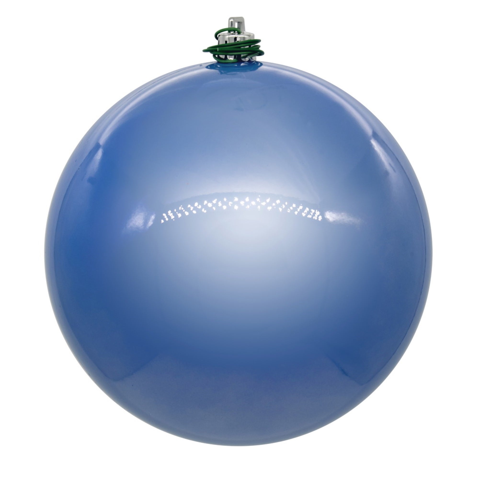 Vickerman 3″ Periwinkle Pearl UV Drilled Ball Ornament 12 per bag.