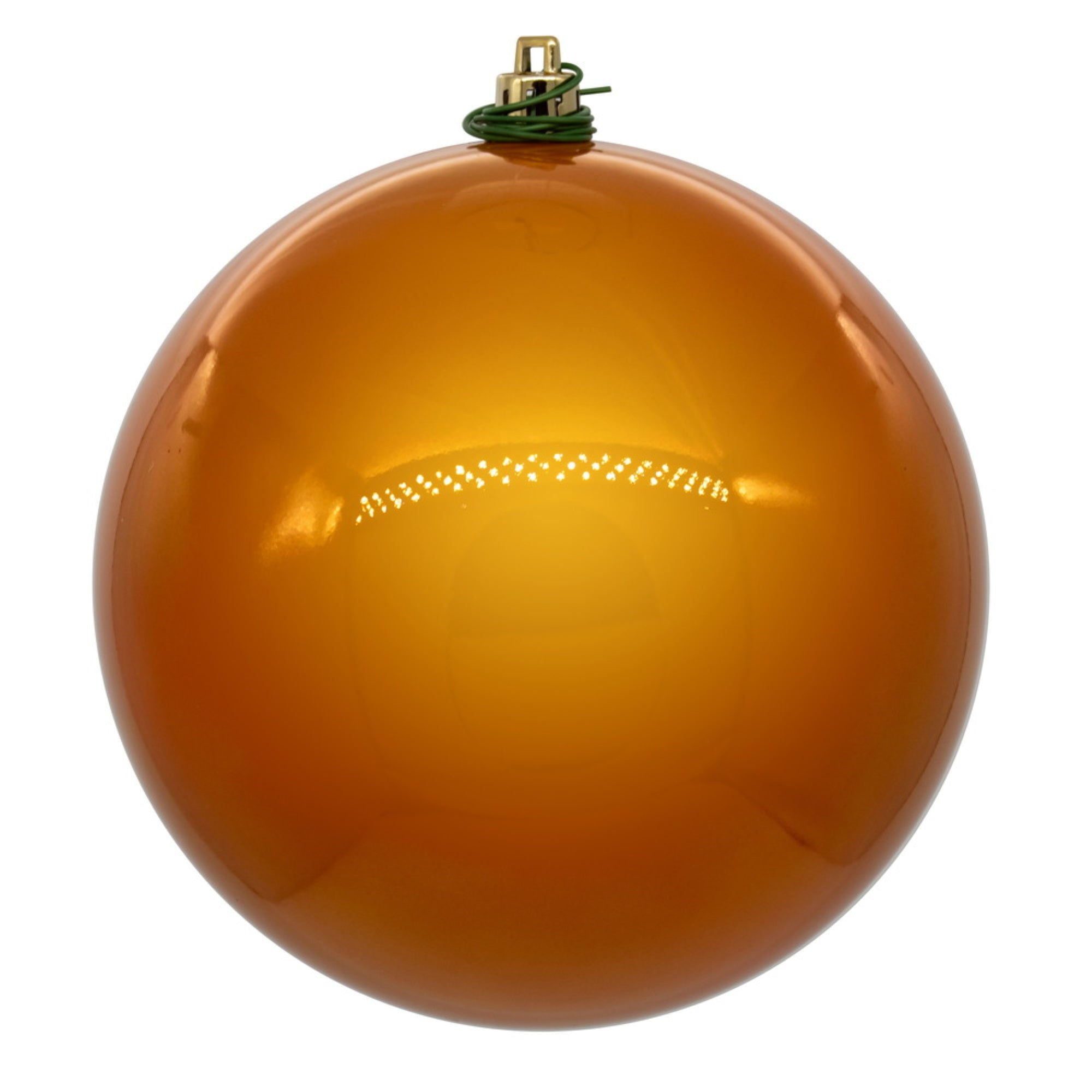 Vickerman 3″ Antique Gold Pearl UV Drilled Ball Ornament 12 per bag.