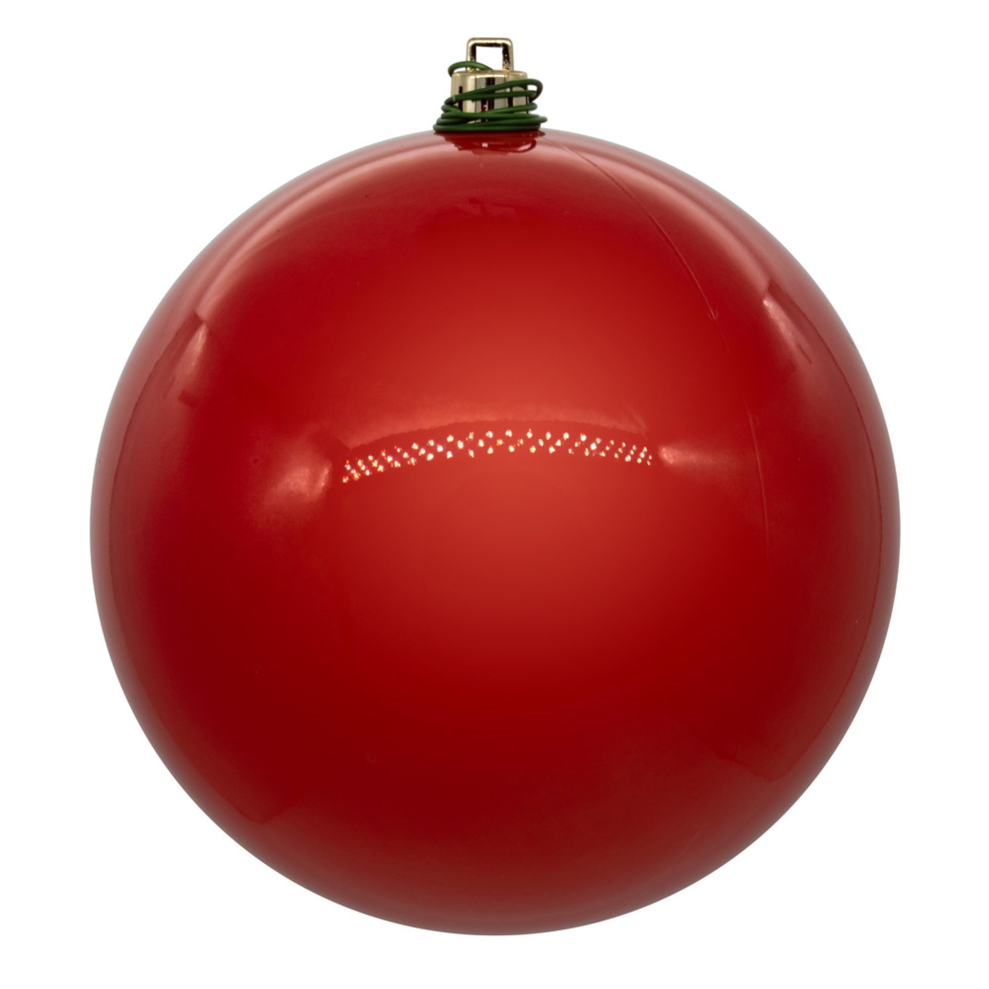 Vickerman 3″ Bittersweet Pearl UV Drilled Ball Ornament 12 per bag.