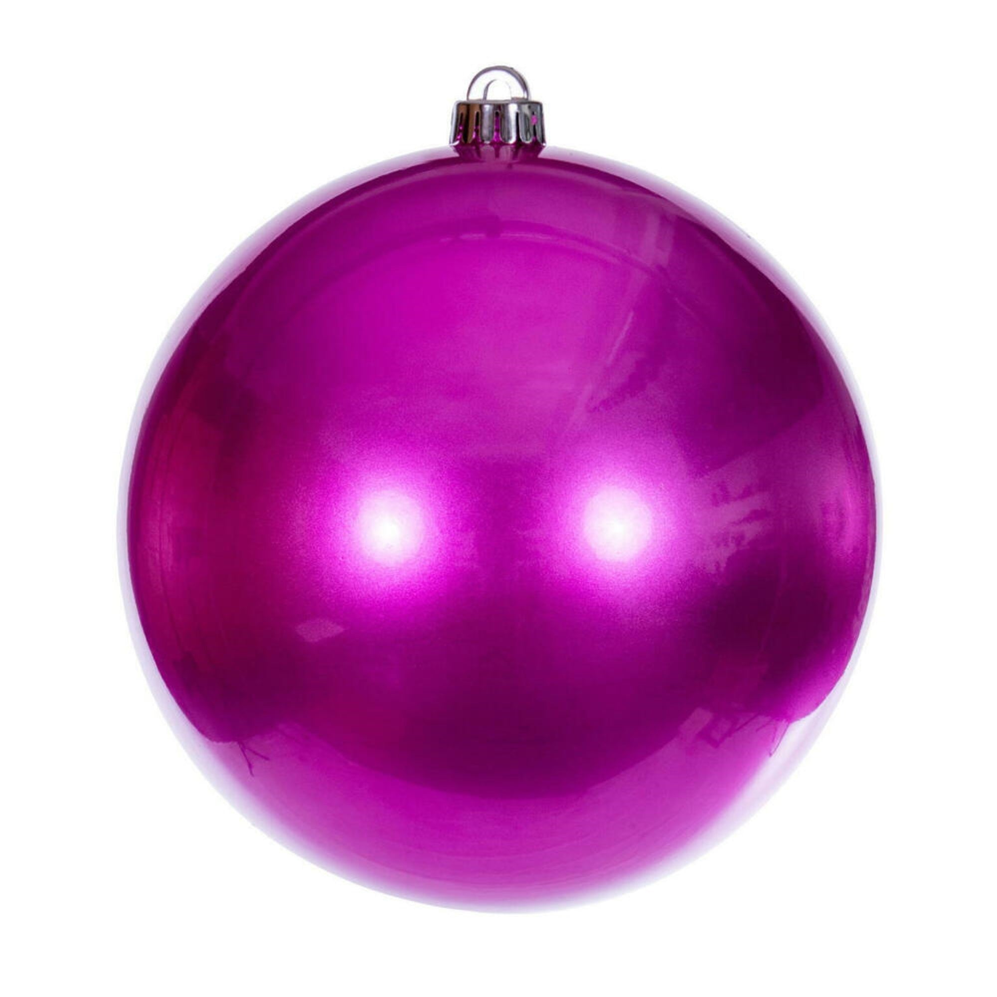 3” Hot Pink Candy Ball UV Drilled 12/Bag