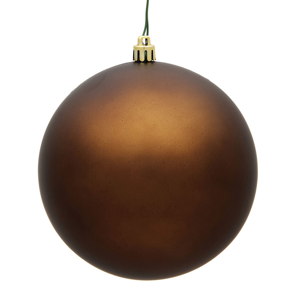 Vickerman 3” Mocha Matte Ball UV 12/Bag - N590876DMV
