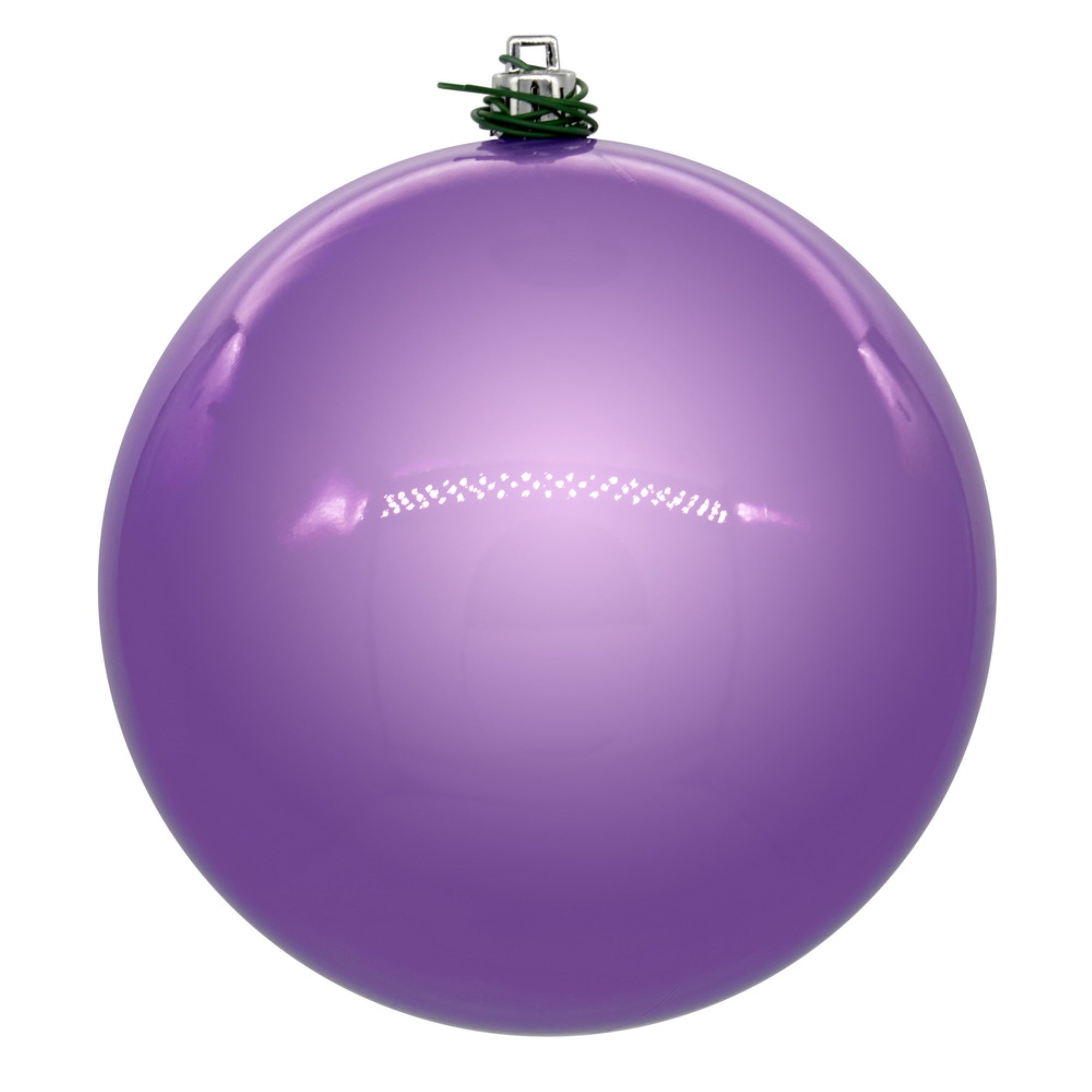 Vickerman 3″ Lavender Pearl UV Drilled Ball Ornament 12 per bag.
