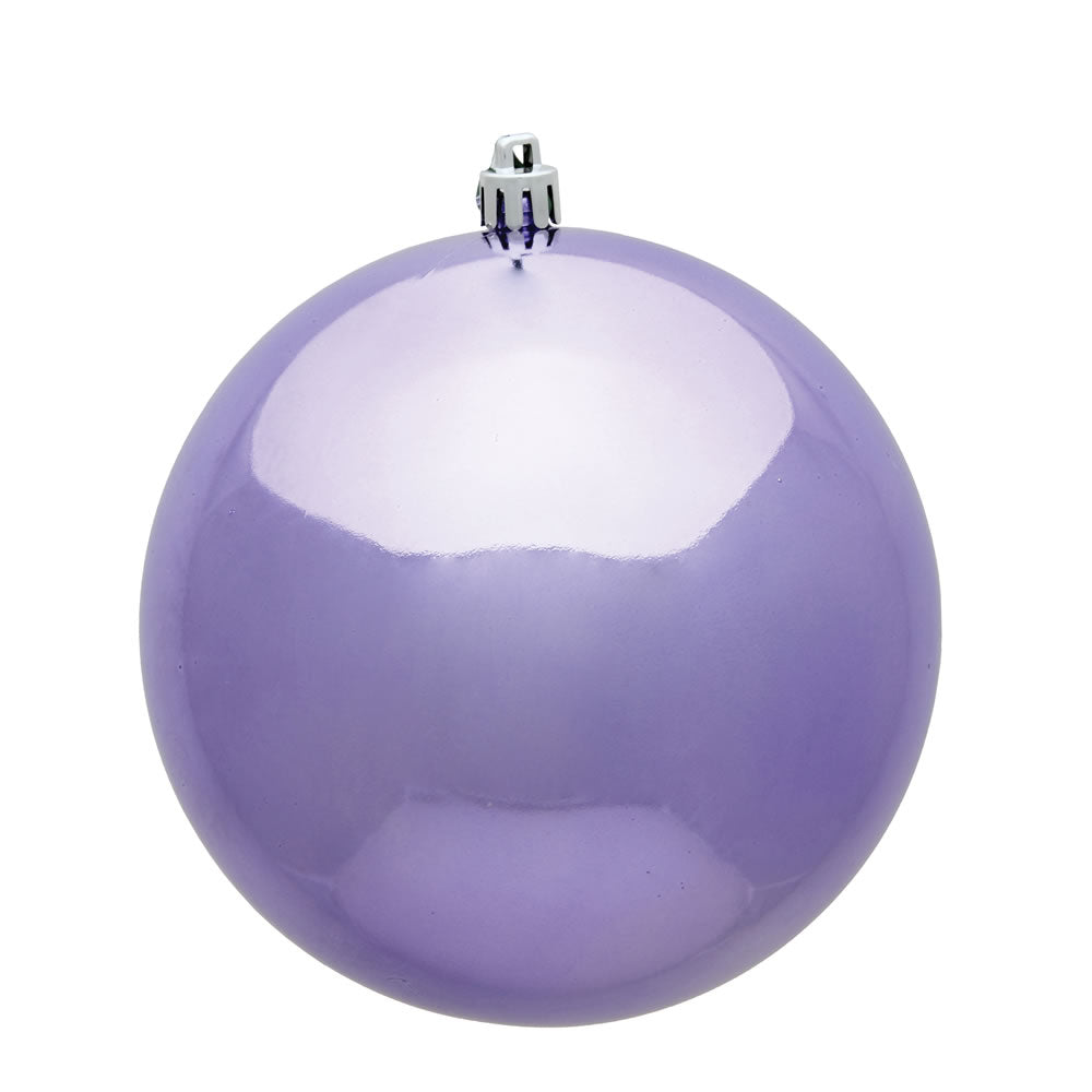 Vickerman 3” Lavender Shiny Ball UV 12/Bag - N590886DSV
