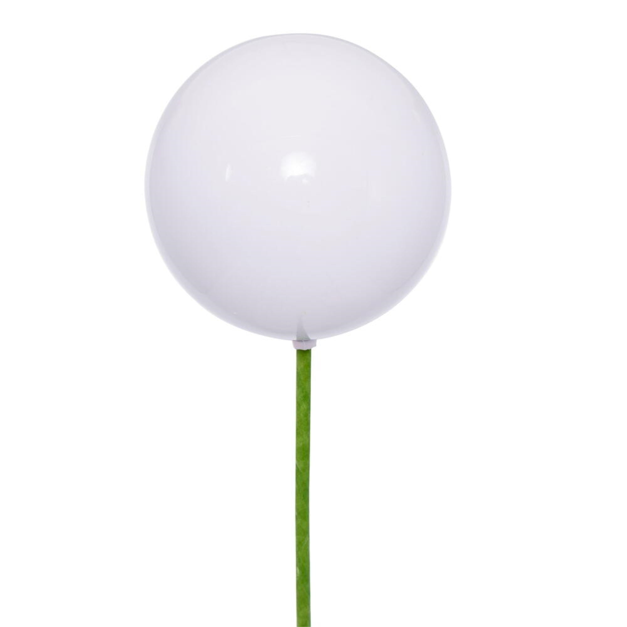 Vickerman 4″ White Pearl UV Drilled Ball Ornament 6 per bag.