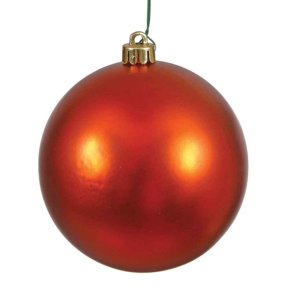 Vickerman 4″ Burn Org Matte Ball UV Drilled 6/Bag - N591018DMV