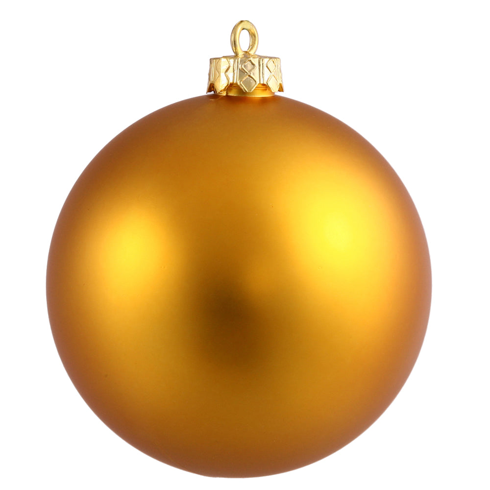 Vickerman 4″ Antique Gold Matte Ball UV Drill 6/Bg - N591030DMV