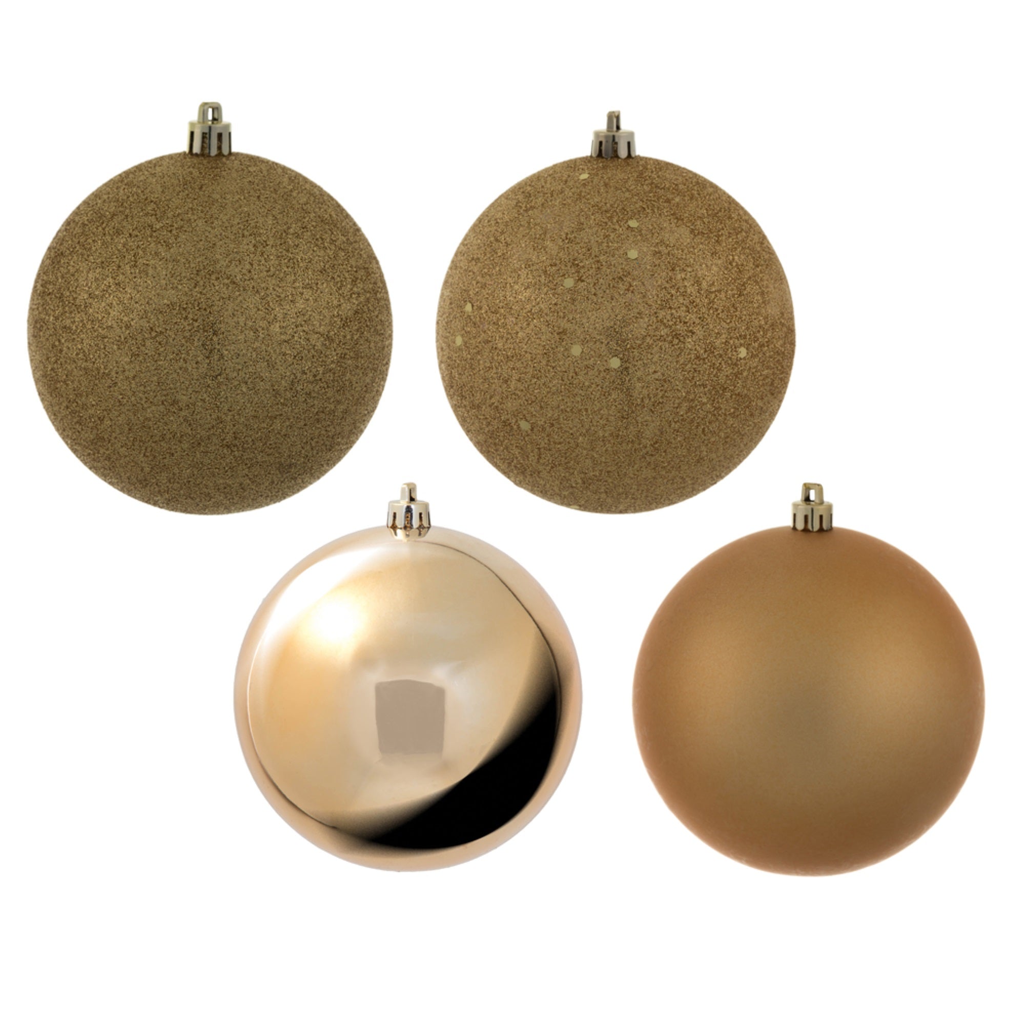 4” Copper/Gold 4 Finish Ball Asst 12/Bx