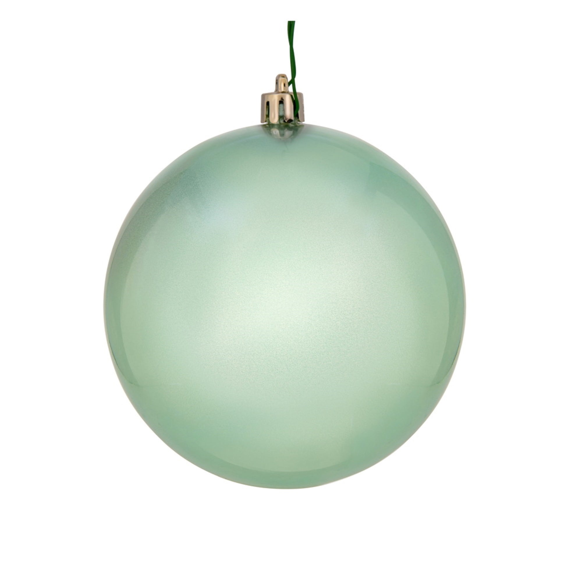 4″ Frosty Mint Candy Ball UV Drill 6/Bag