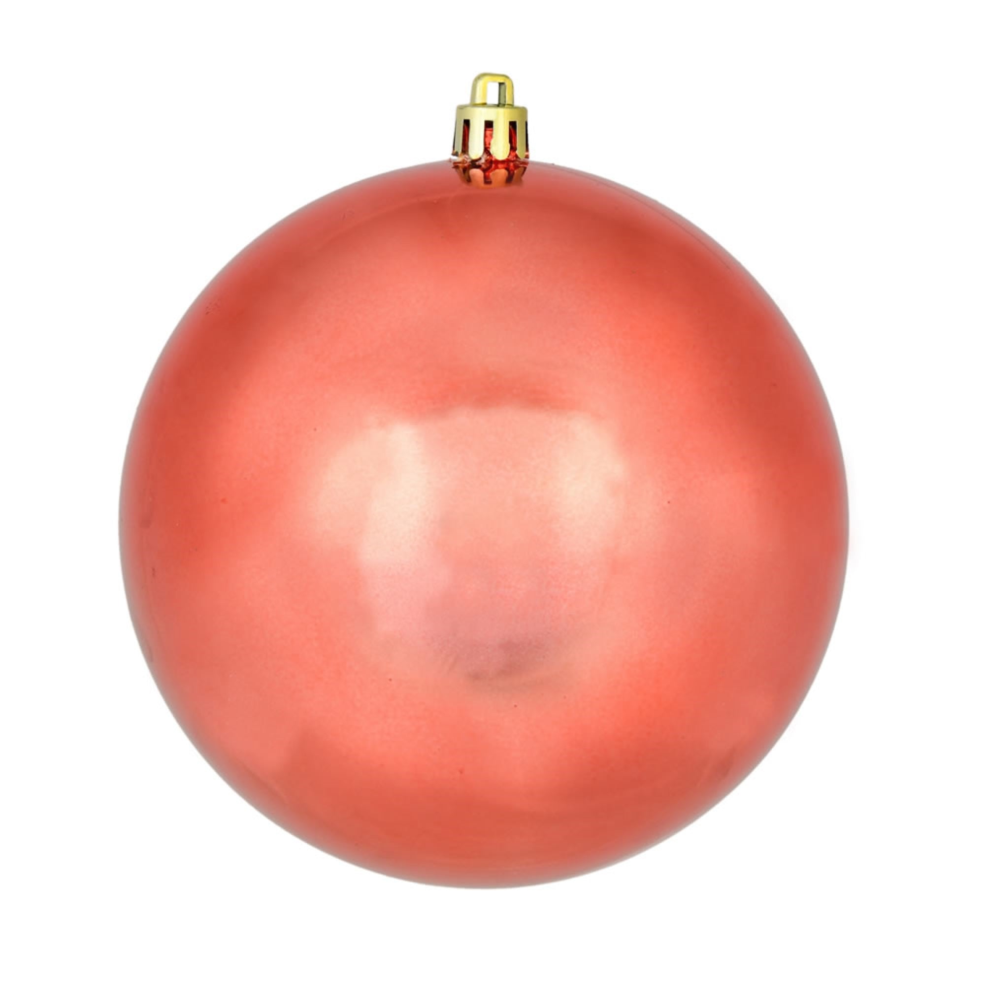 4″ Coral Shiny Ball UV Drill 6/Bag