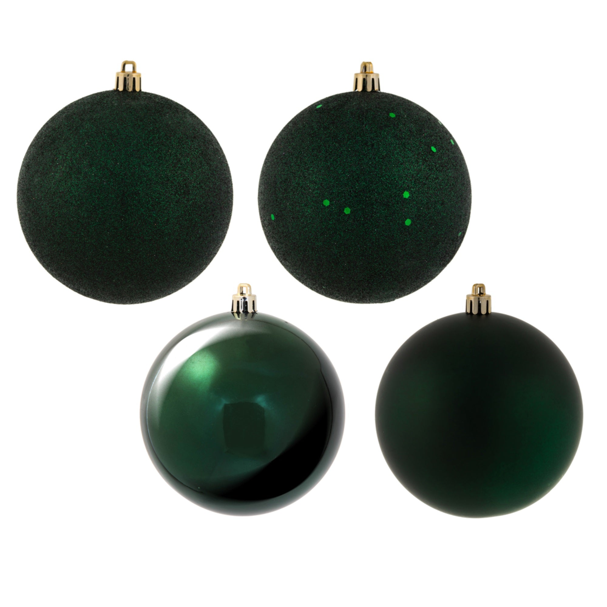 4” Midnt Green Ball 4 Finish Asst 12/Bx