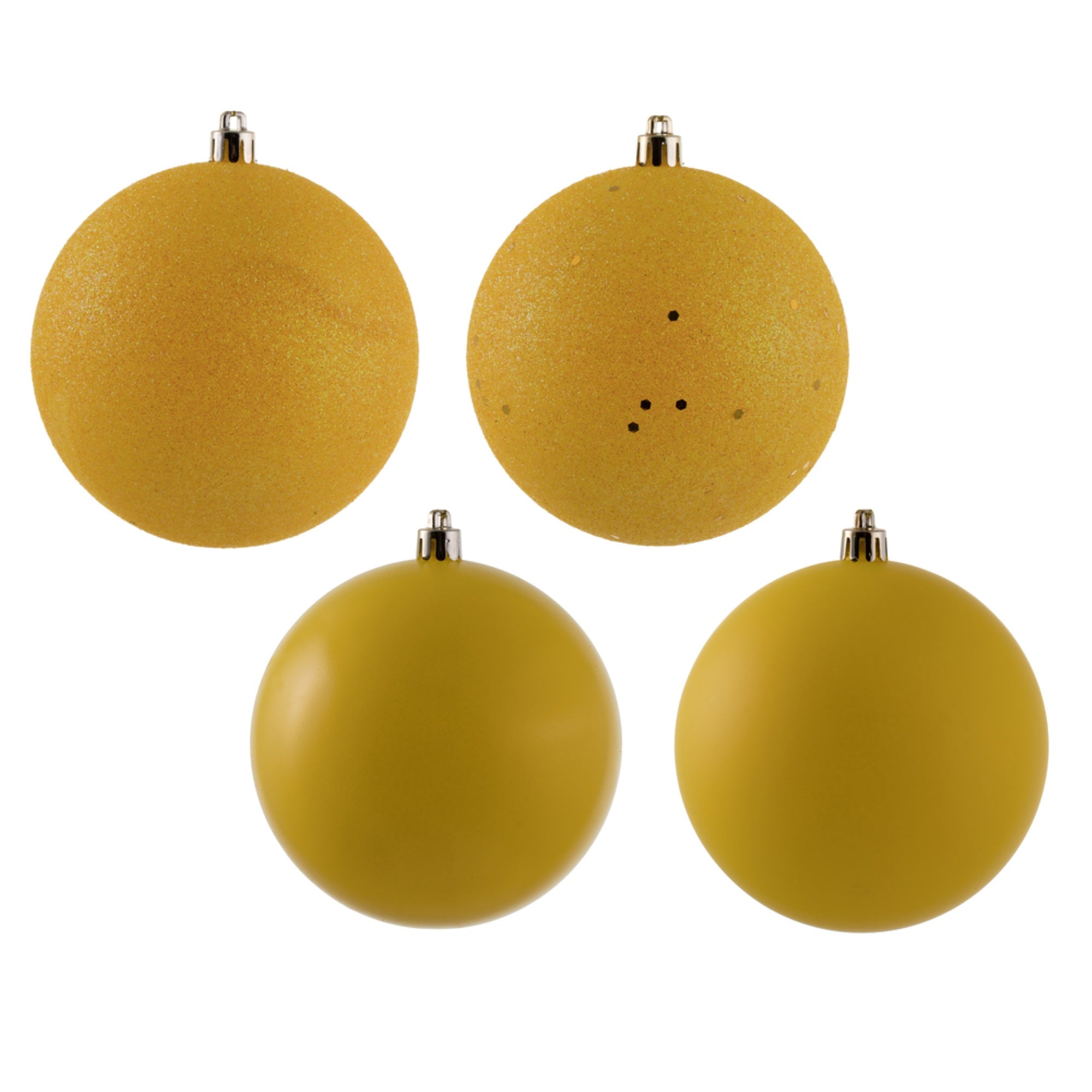 4” Yellow Ball 4 Finish Asst 12/Bx
