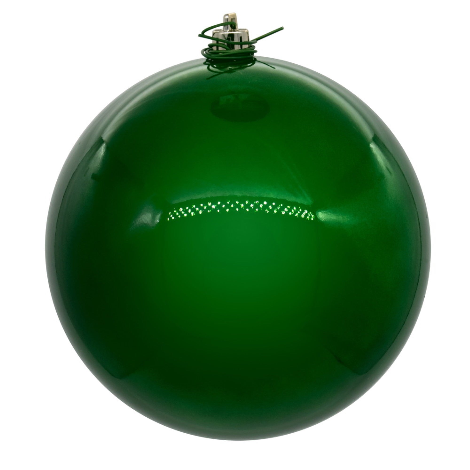 Vickerman 4.75″ Green Pearl UV Drilled Ball Ornament 4 per bag.