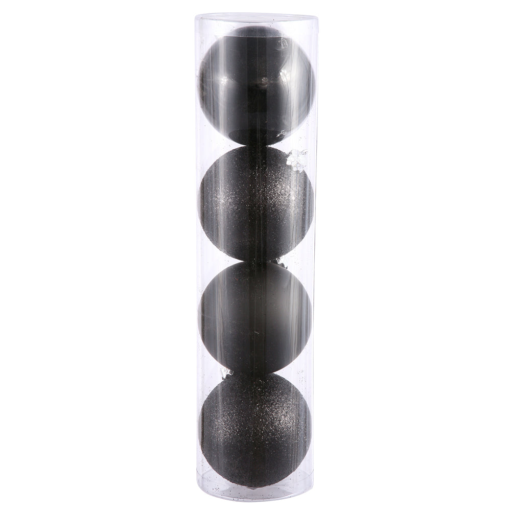 Vickerman 4.75″ Black 4 Finish Ball Asst 4/Box - N591217A
