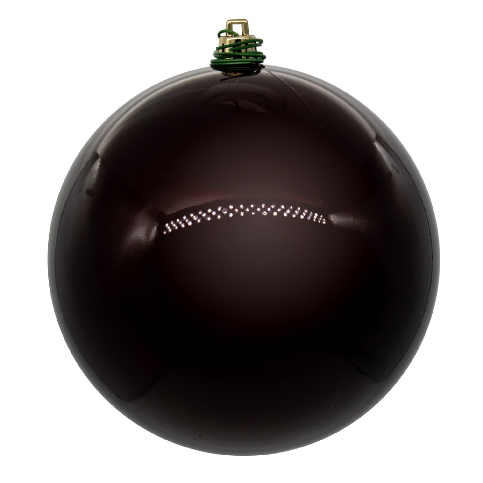 Vickerman 4.75″ Burgundy Pearl UV Drilled Ball Ornament 4 per bag.
