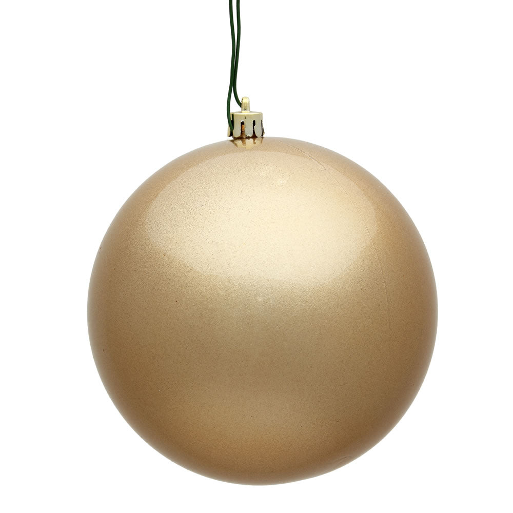Vickerman 4.75” Cafe Latte Candy Ball UV 4/Bag - N591280DCV