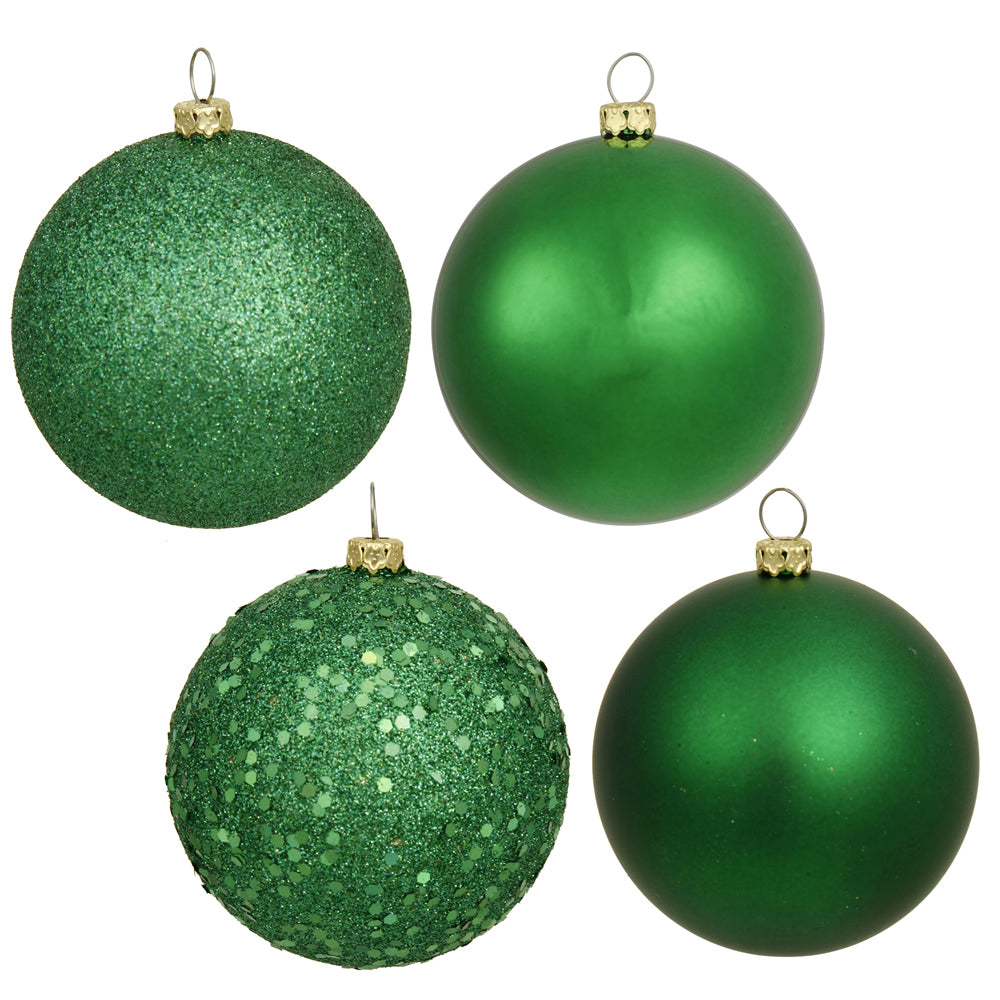 Vickerman 6″ Green 4 Finish Ball Asst Drilled 4/Bg - N591504DA