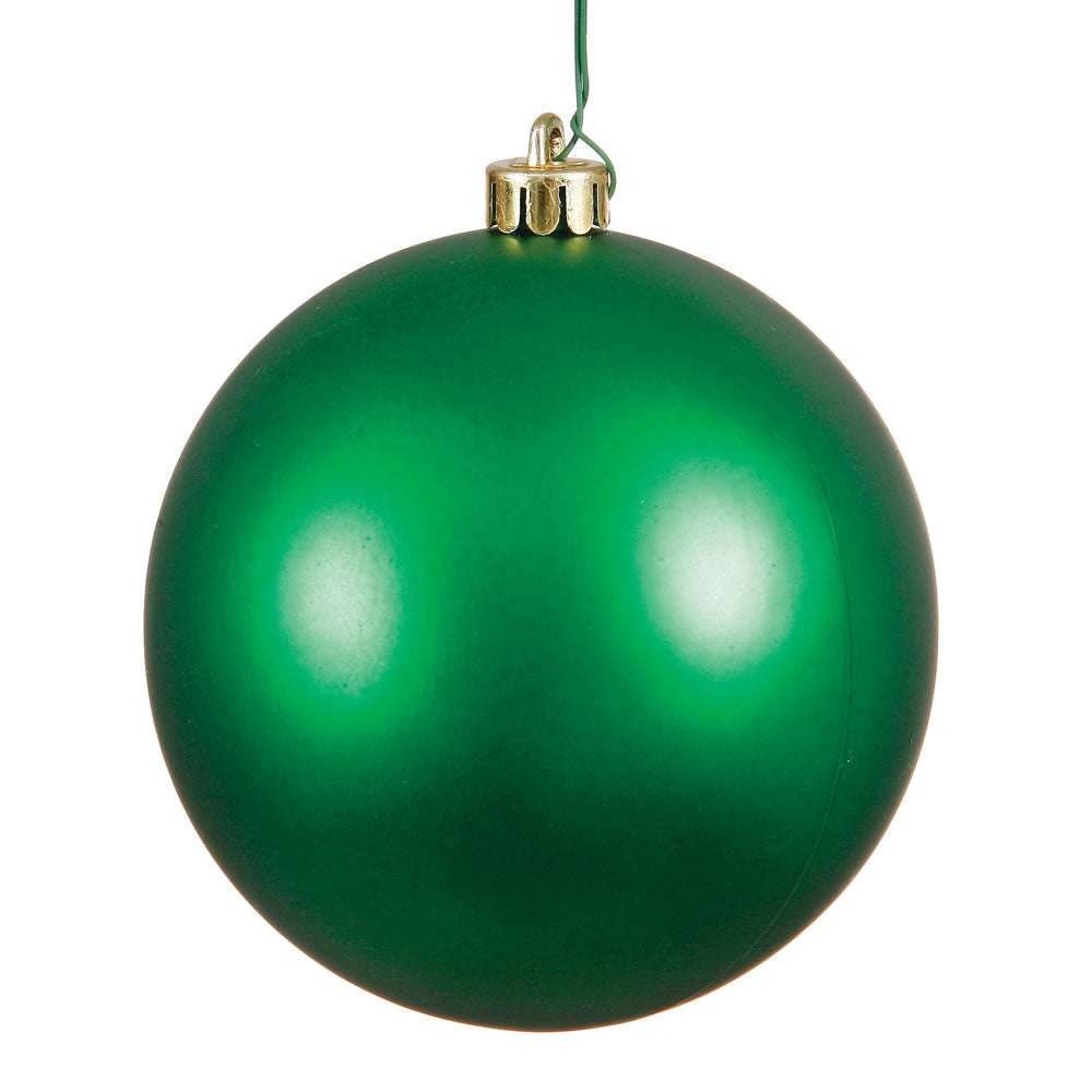 Vickerman 6″ Green Matte Ball UV Drilled 4/Bag - N591504DMV