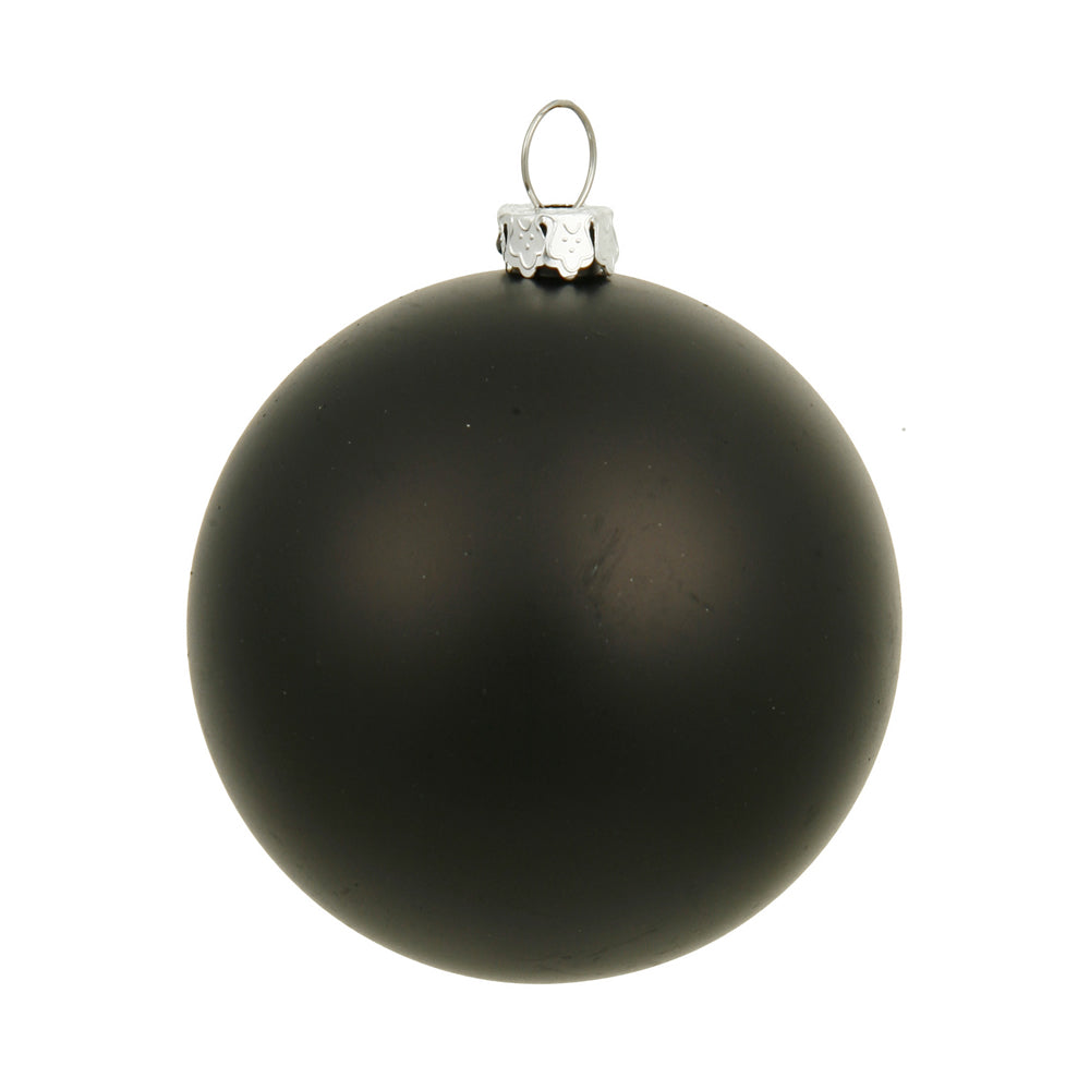 Vickerman 6″ Black Matte Ball UV Drilled 4/Bag - N591517DMV