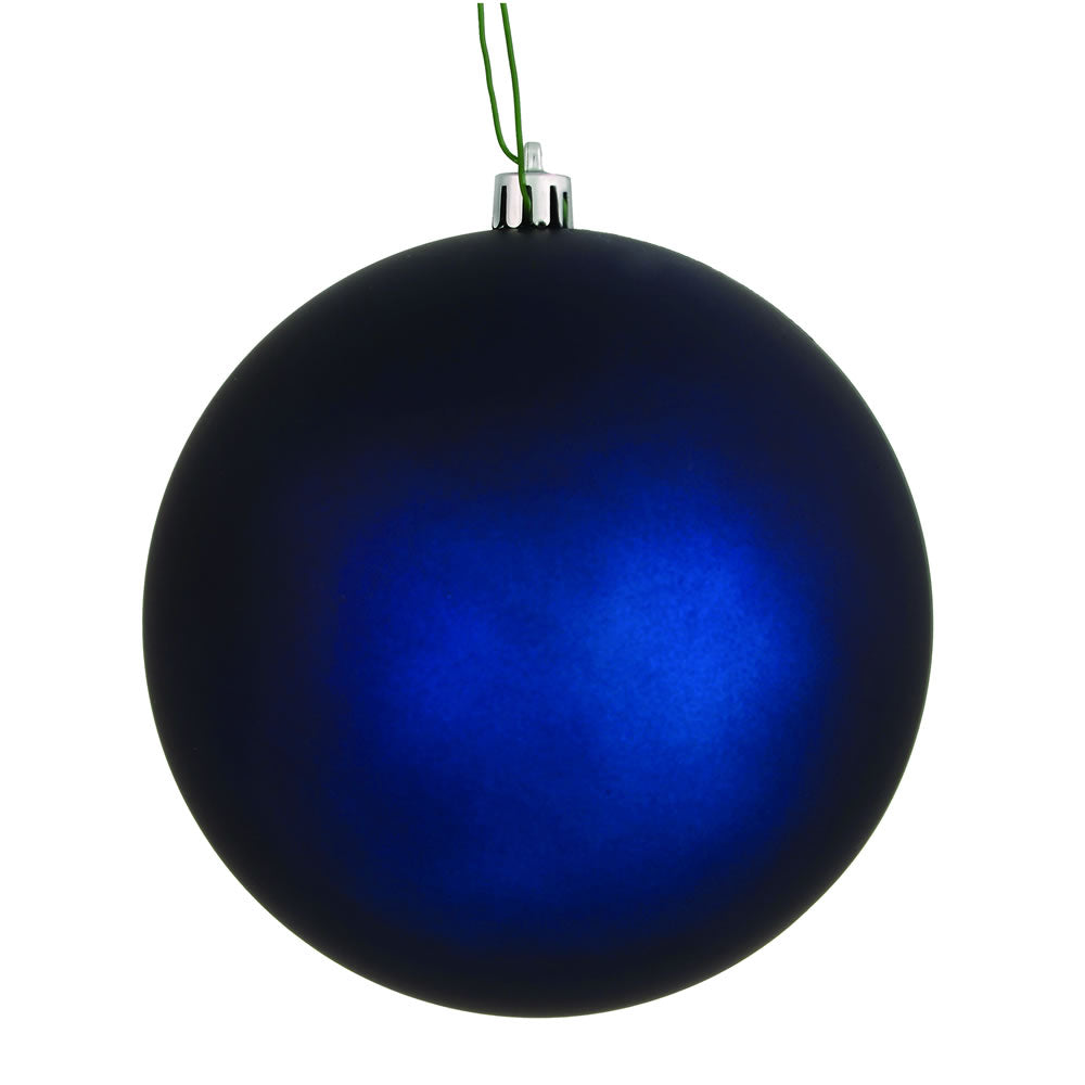 Vickerman 6” Midnt Blue Matte Ball UV Drilled 4Bag - N591531DMV