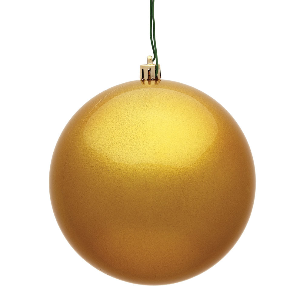 Vickerman 6″ Honey Gold Candy Ball UV 4/Bag - N591537DCV