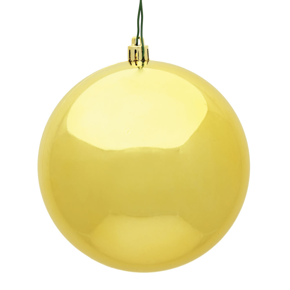 Vickerman 6” Honey Gold Shiny Ball UV 4/Bag - N591537DSV
