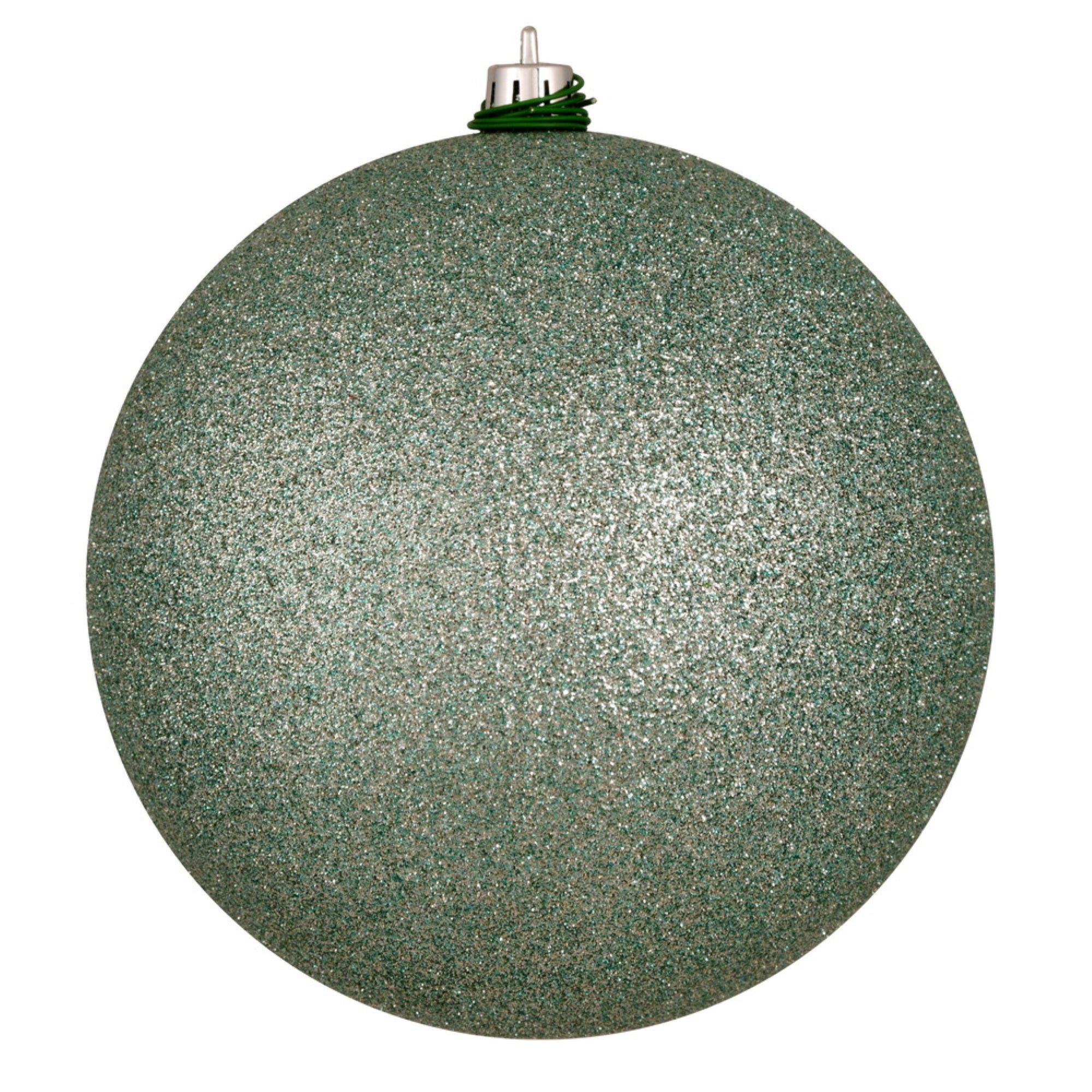 6” Frosty Mint Glitter Ball Drill 4/Bag
