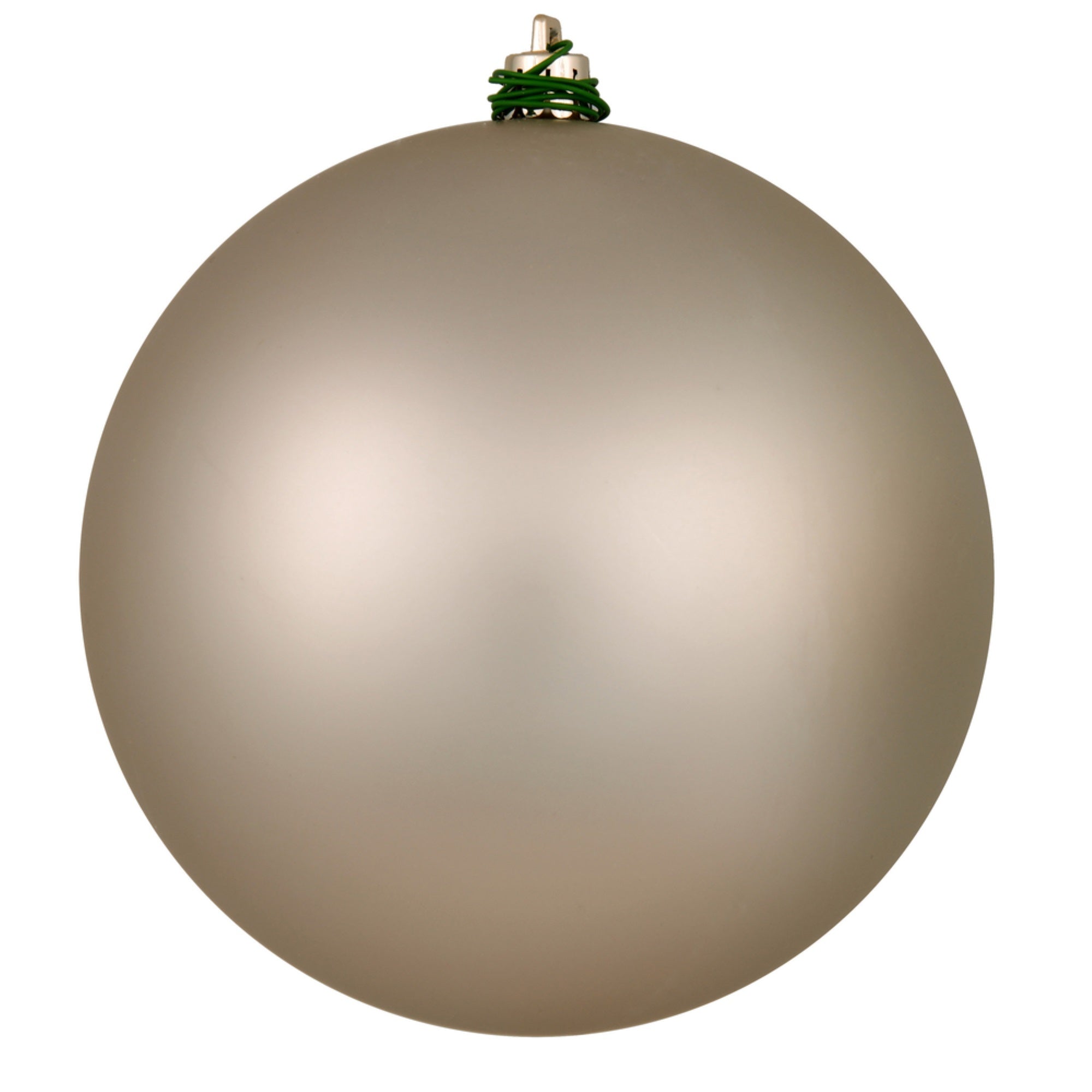 6″ Oat Matte Ball UV Drilled 4/Bag
