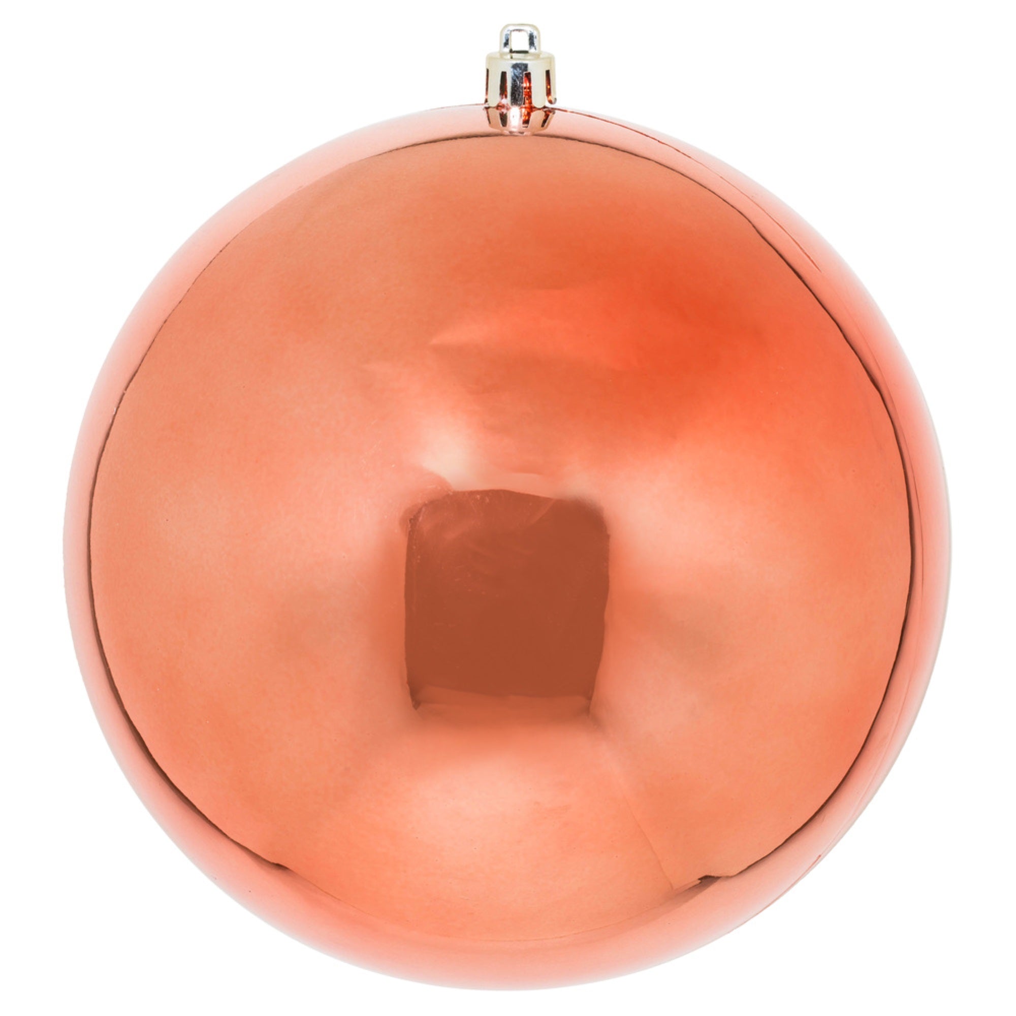 6″ Coral Shiny Ball UV 4/Bag