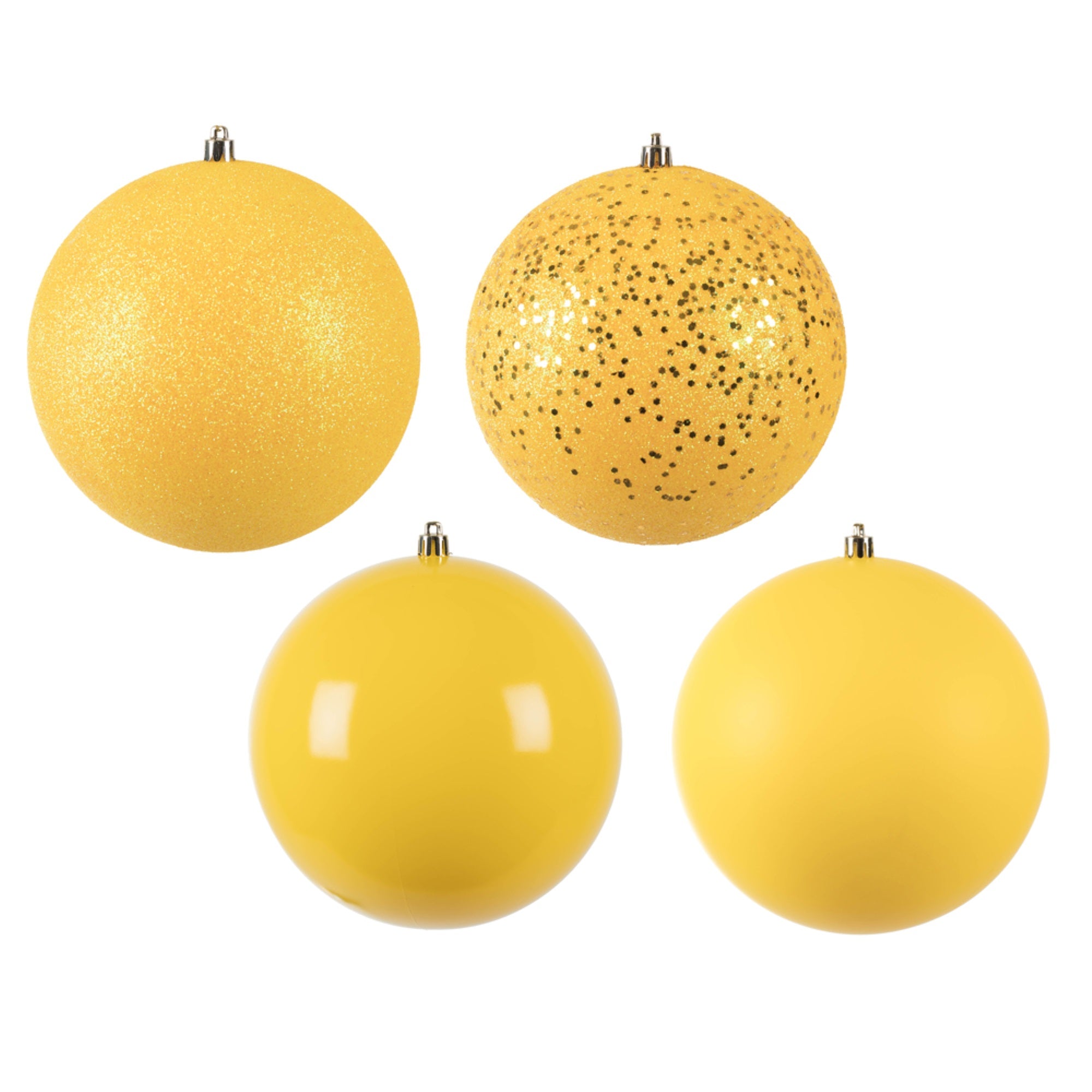 6” Yellow Ball 4-Finish Asst 4/Box