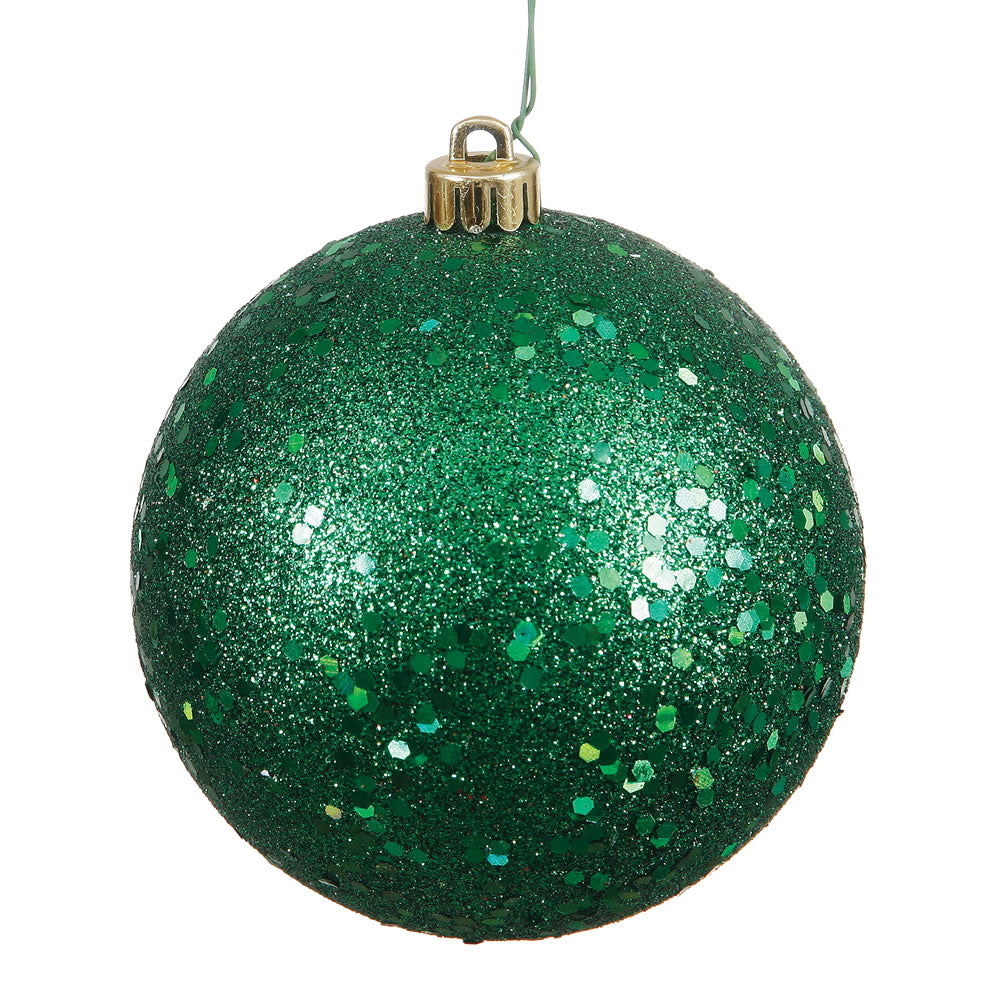 Vickerman 8″ Emerald Sequin Ball Drilled Cap - N592024DQ