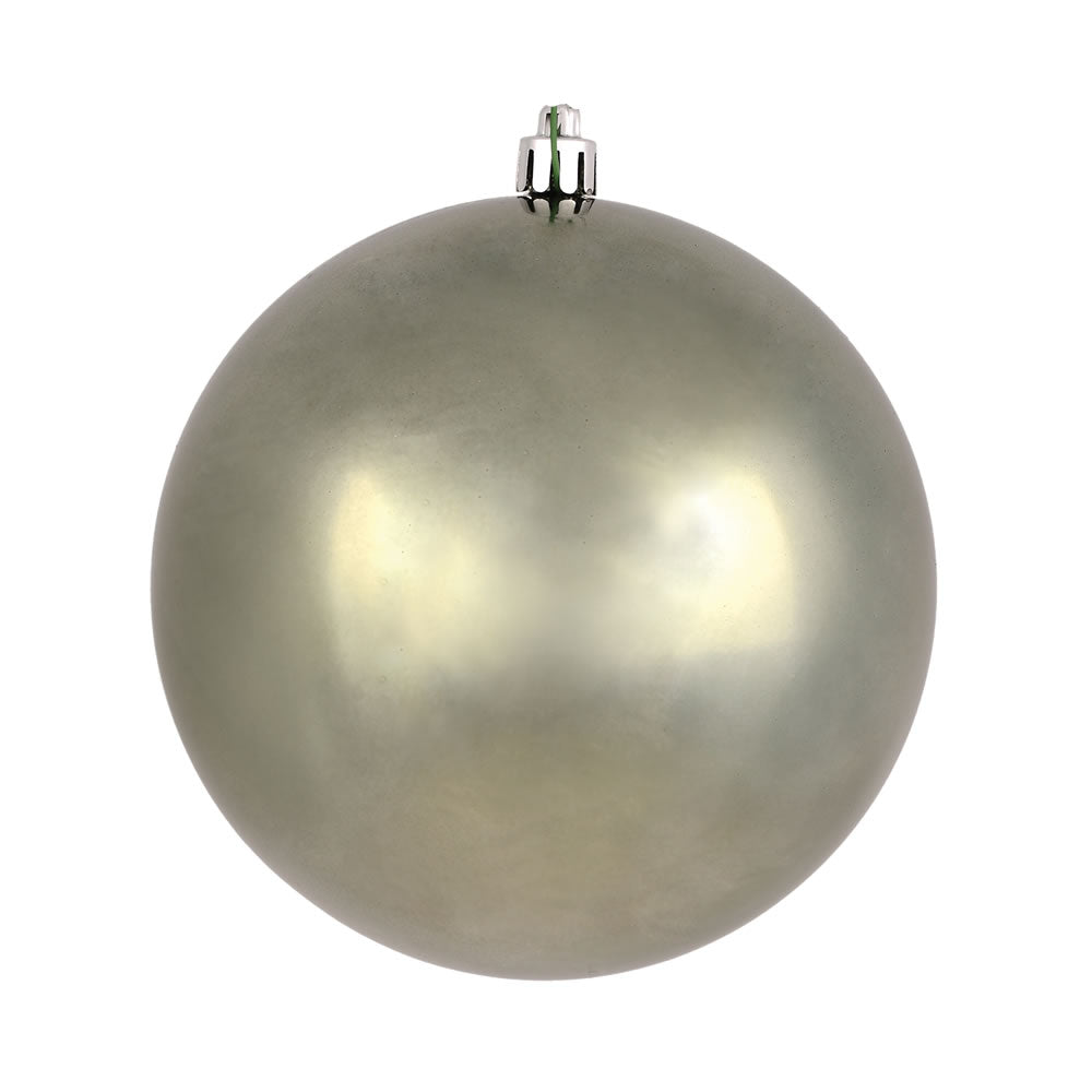 Vickerman 8” Limestone Shiny Ball UV Drilled - N592025DSV