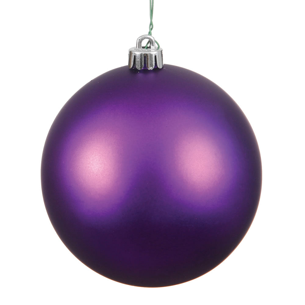 Vickerman 8″ Plum Matte Ball UV Drilled Cap - N592026DMV