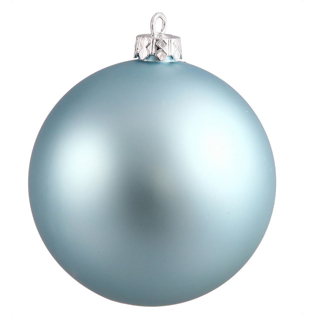 Vickerman 8″ Baby Blue Matte Ball UV Drilled Cap - N592032DMV